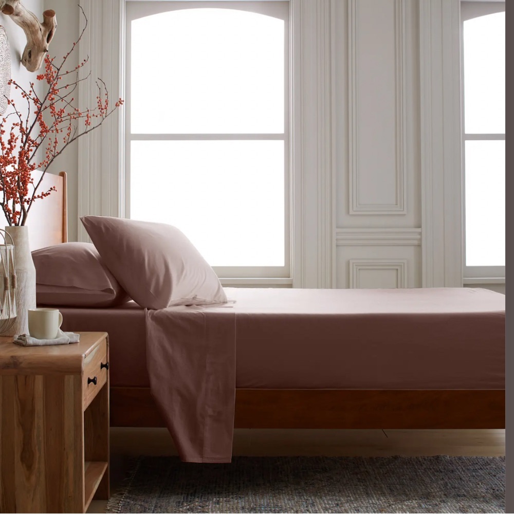 Quince King organic cotton fitted sheet only Fig